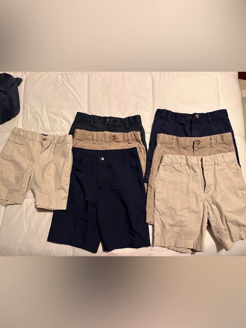 Vineyard Vines Boys Navy & Khaki Shorts Bundle 4T/5/6